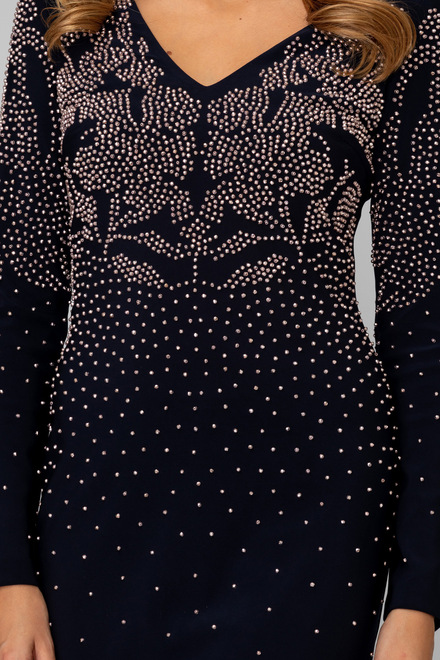 Joseph Ribkoff dress style 194015. Midnight Blue 40. 15