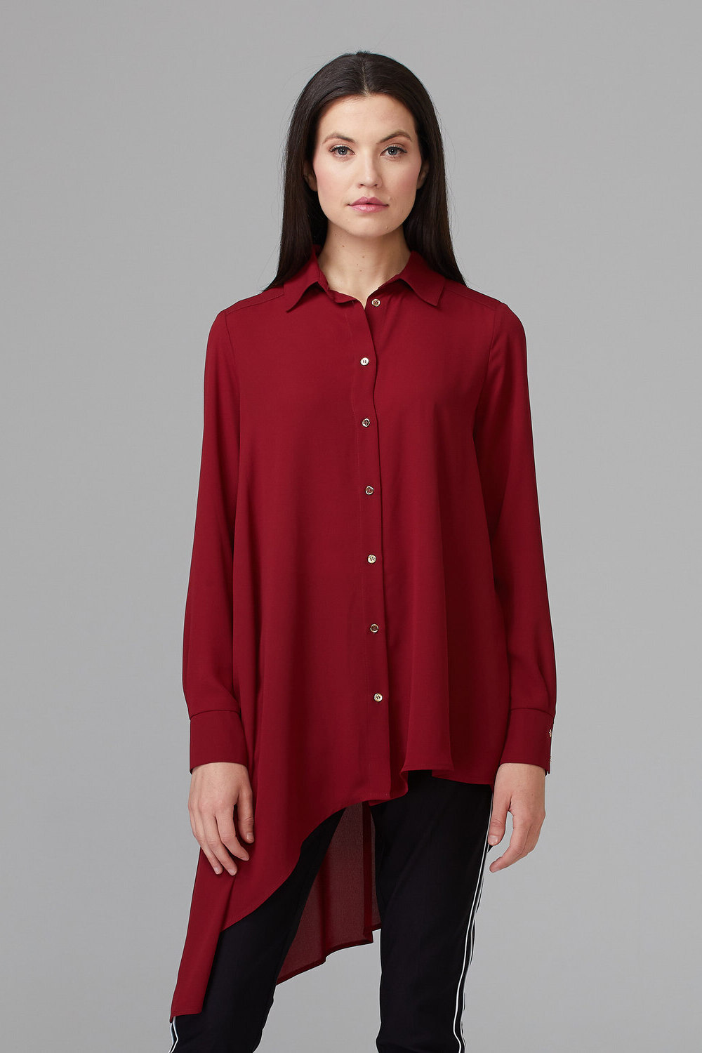 Joseph Ribkoff Shirt style 194233. Imperial Red 193