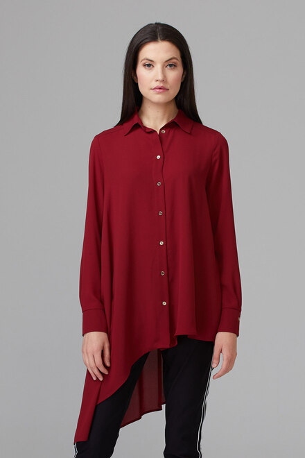 Joseph Ribkoff Shirt style 194233. Imperial Red 193. 2