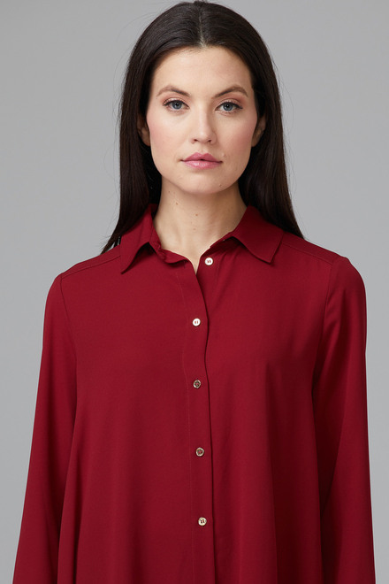 Joseph Ribkoff Shirt style 194233. Imperial Red 193. 9