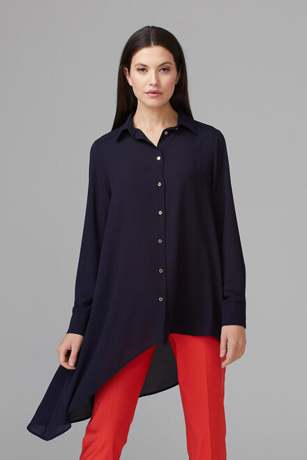 Joseph Ribkoff Shirt style 194233. Midnight Blue 40