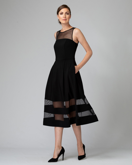 Joseph Ribkoff dress style 194296. Black. 19