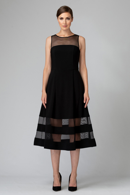 Joseph Ribkoff dress style 194296. Black. 5