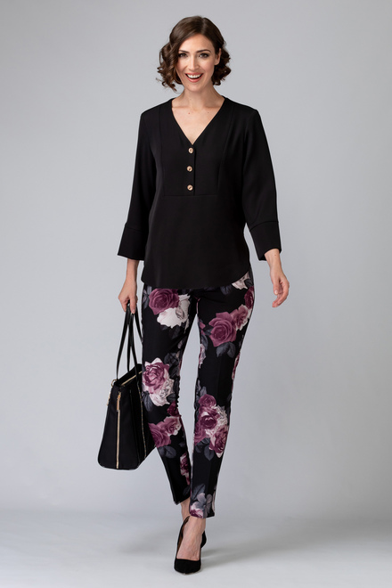 Joseph Ribkoff blouse style 194417. Black. 18