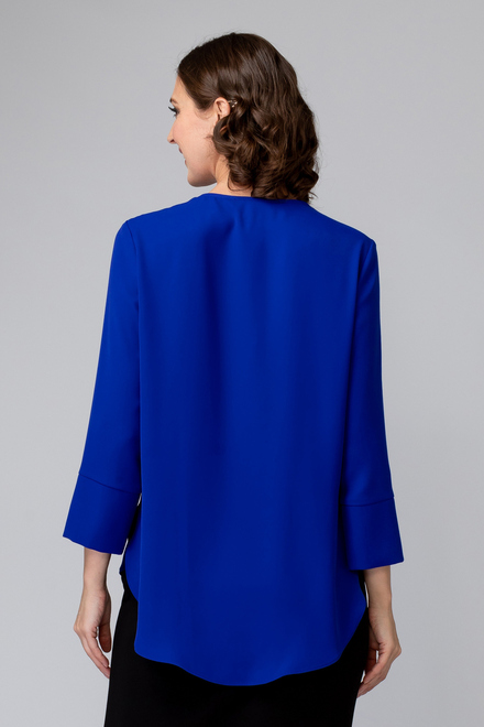 Joseph Ribkoff blouse style 194417. Royal Sapphire 163. 10