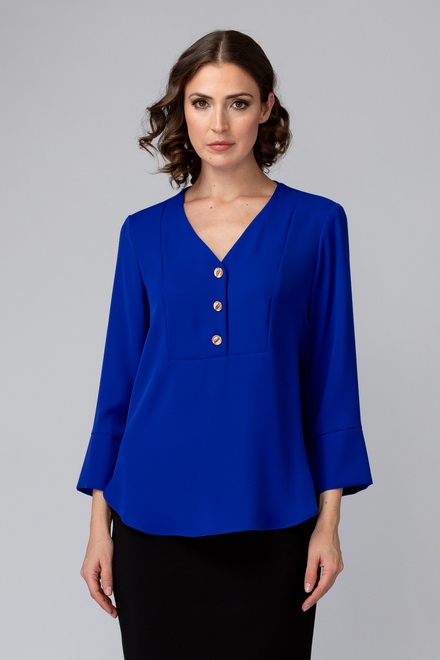 Joseph Ribkoff blouse style 194417. Royal Sapphire 163. 2