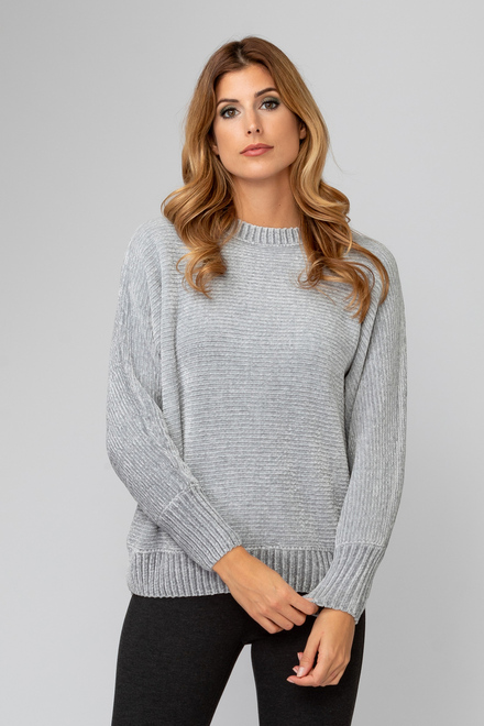 Joseph Ribkoff Sweater style 194881. Grey Frost  193