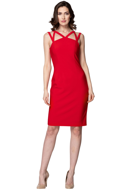 Joseph Ribkoff robe style 192000. Rouge A Levres 173