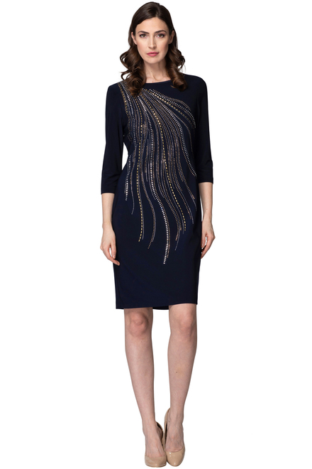 Joseph Ribkoff Dress Style 191005X. Midnight Blue