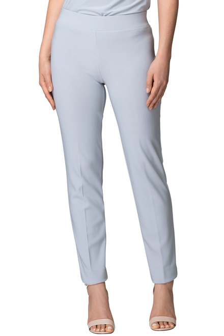 Contour Waistband Slim Pants Style 143105. GREY FROST  193