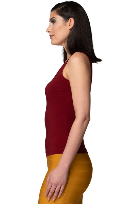 Joseph Ribkoff camisole style 193166. Rouge Imp&eacute;rial 193