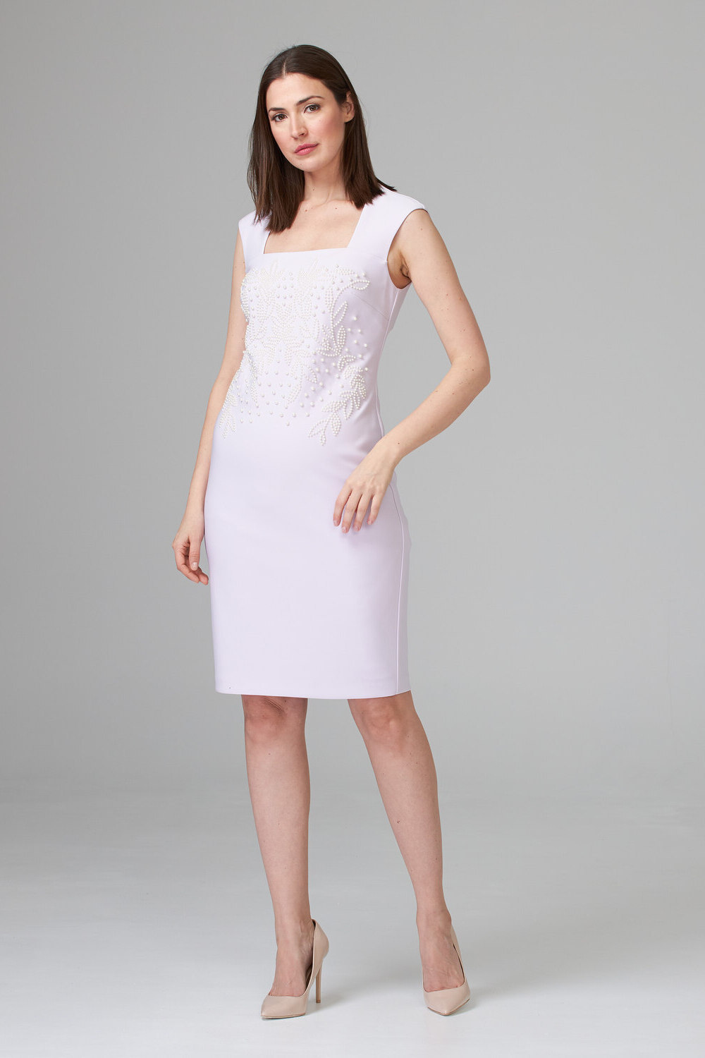 Joseph Ribkoff Dress Style 201218. Lavender Fog
