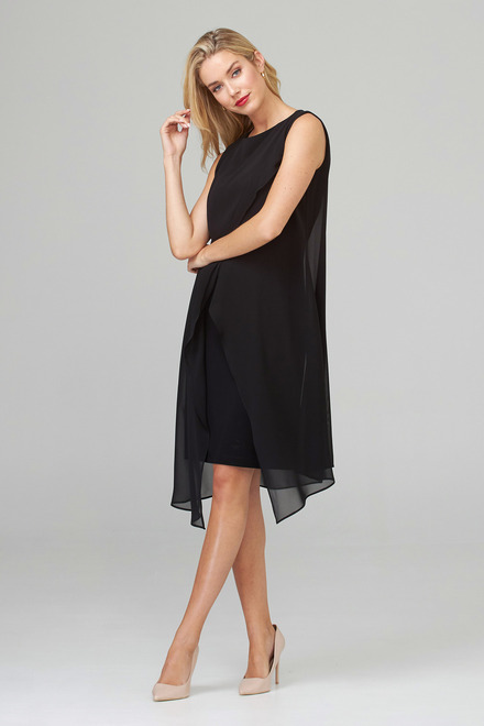 Joseph Ribkoff Dress Style 201220. Black