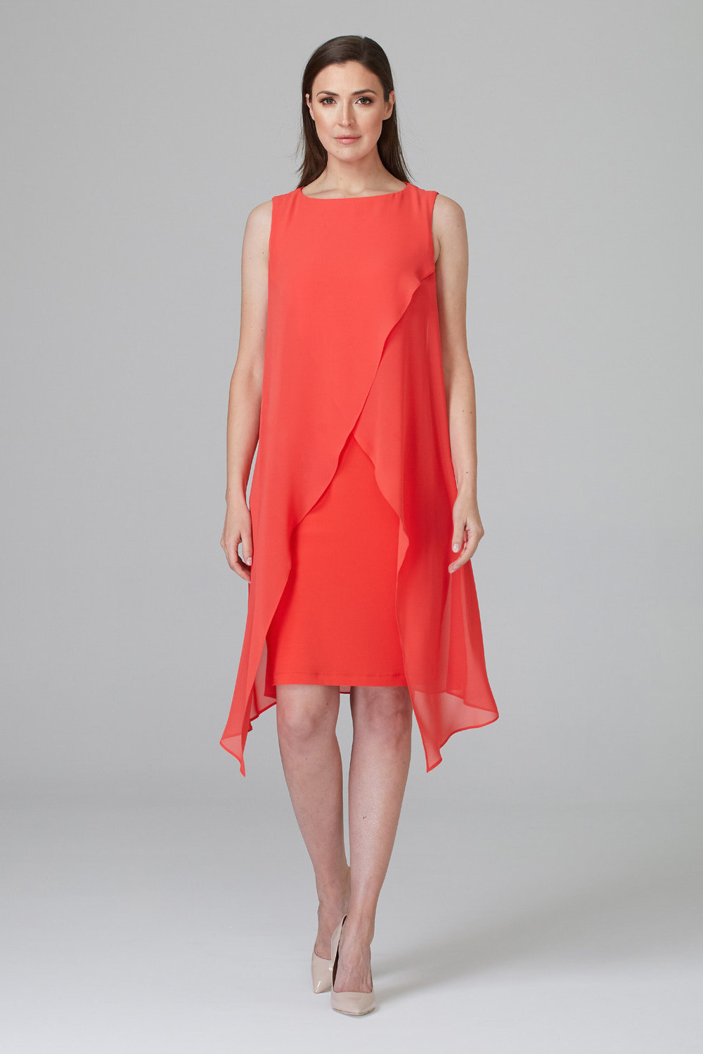 Joseph Ribkoff Dress Style 201220. Papaya