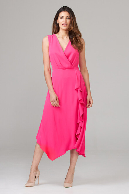 Joseph Ribkoff Dress Style 201226. Hyper Pink