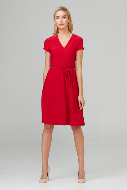 Joseph Ribkoff robe style 201272. Rouge A Levres 173