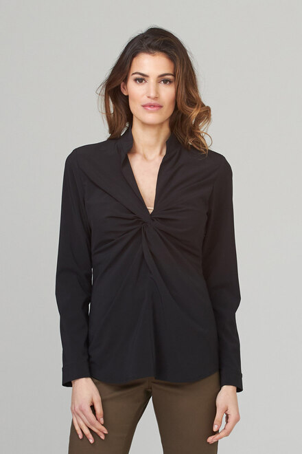 Joseph Ribkoff blouse style 201281. Noir
