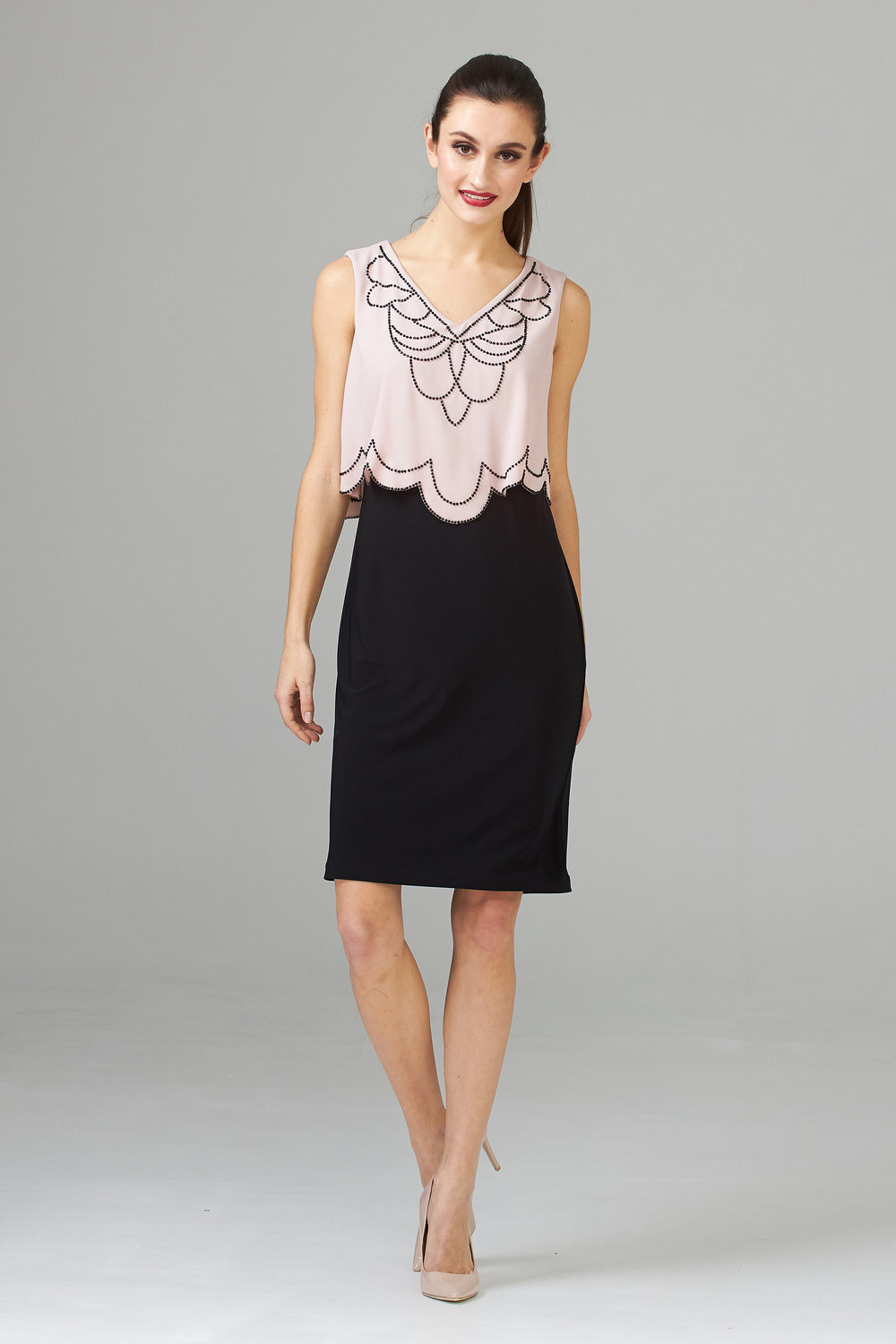 Joseph Ribkoff Dress Style 201361. Rose