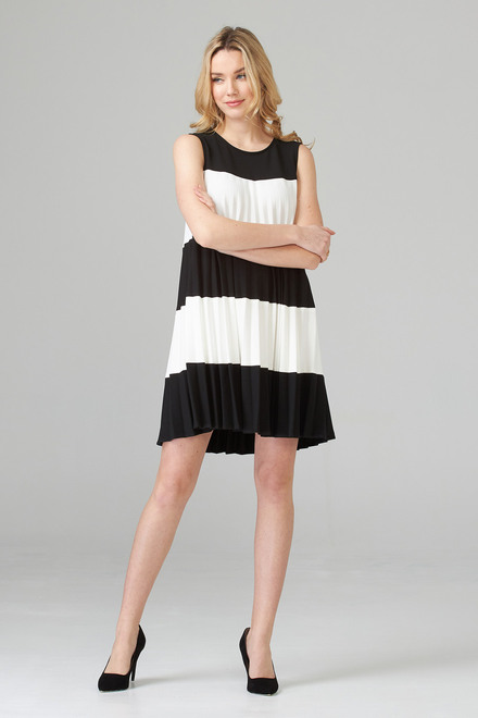 Joseph Ribkoff robe style 201402. Noir/blanc
