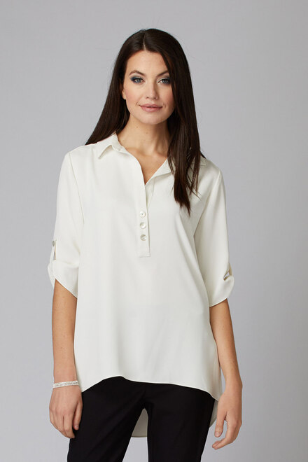 Joseph Ribkoff blouse style 201412. Vanille 30