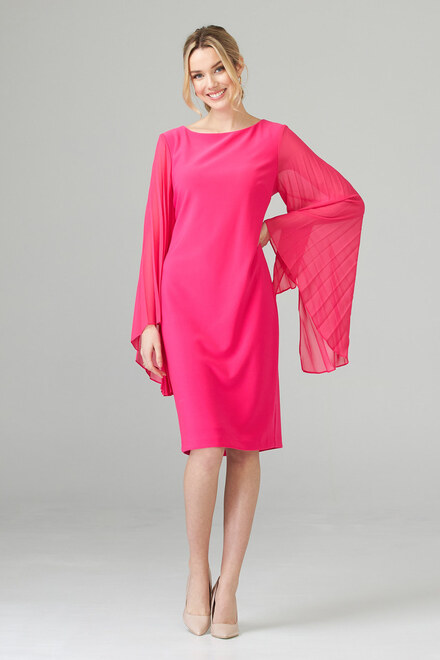 Joseph Ribkoff Dress Style 201417. Hyper Pink