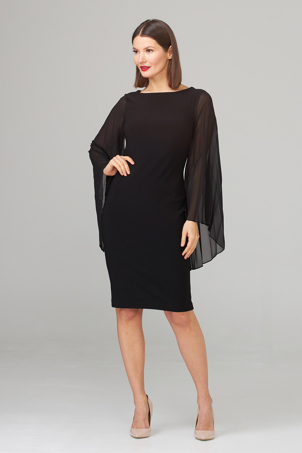Joseph Ribkoff Dress Style 201417. Black