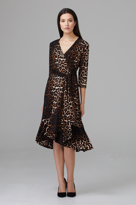 Joseph Ribkoff Dress Style 201452. Beige/black