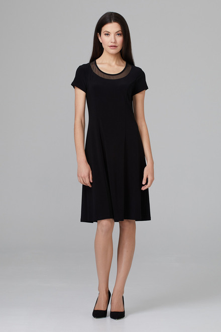 Joseph Ribkoff Dress Style 201468. Black