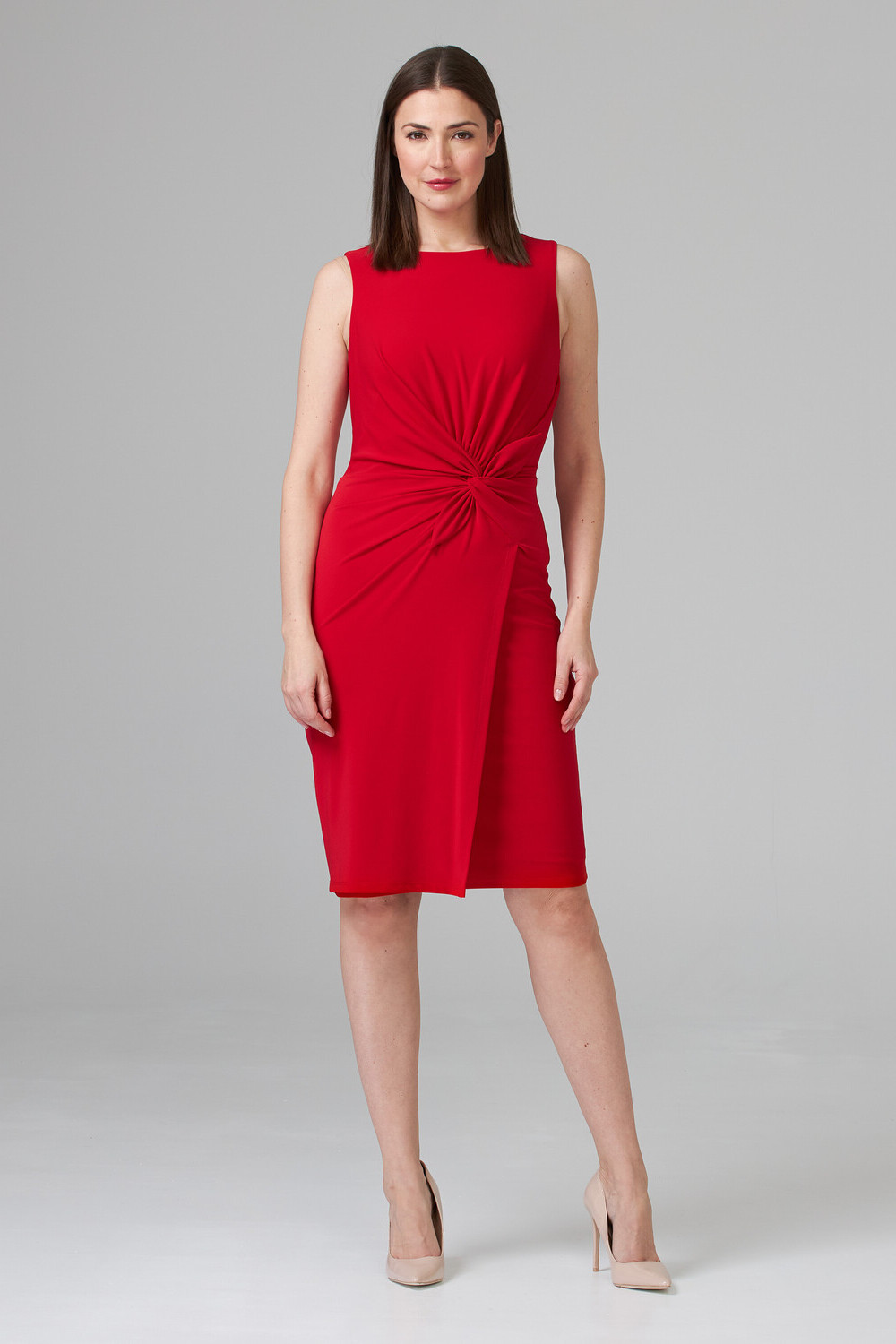 Joseph Ribkoff robe style 201476. Rouge A Levres 173