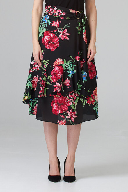 Joseph Ribkoff Skirt Style 201490. Black/multi