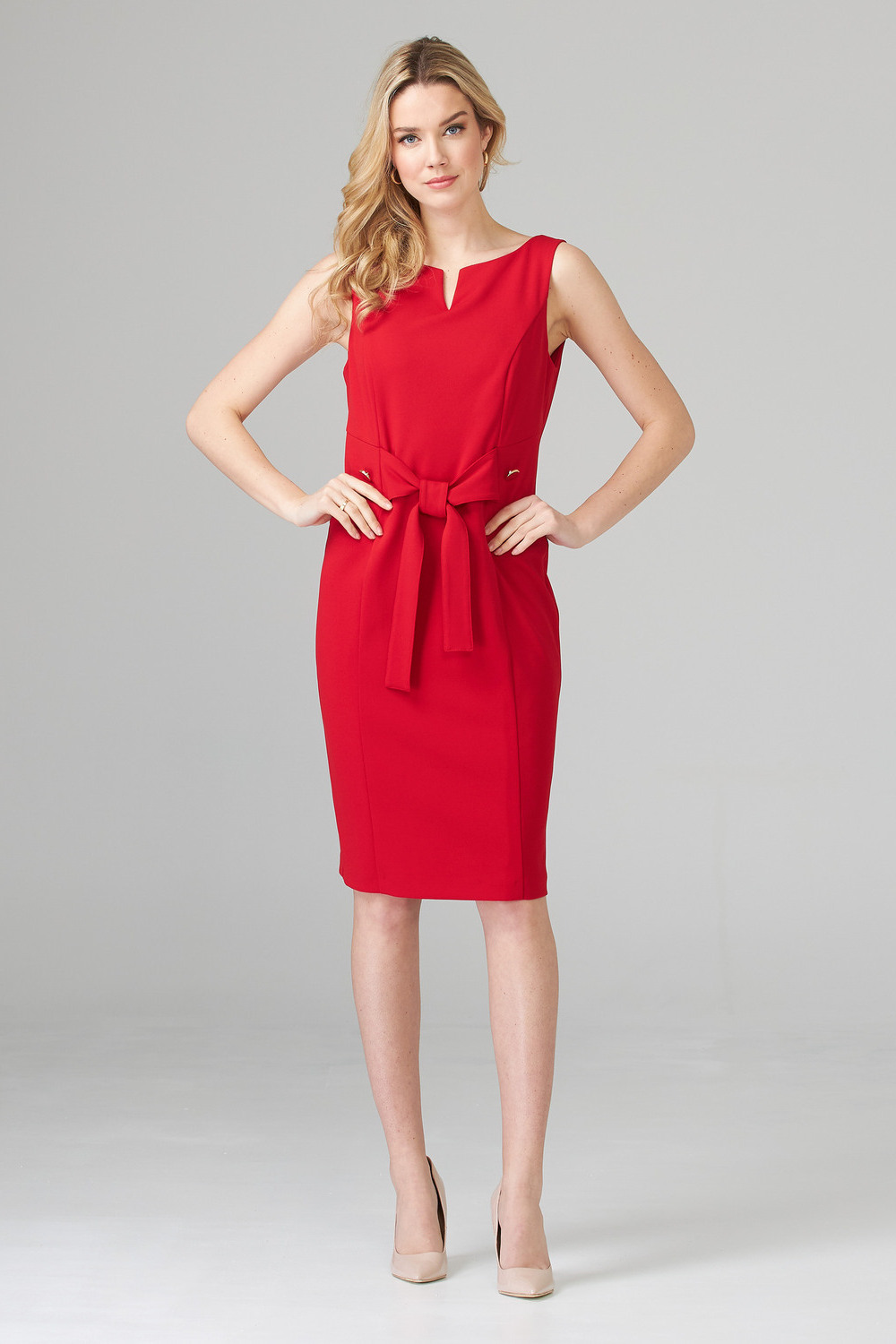Joseph Ribkoff robe style 201514. Rouge A Levres 173