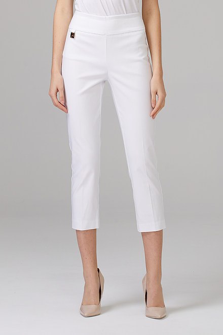 Ankle-Length Pants Style 201536. White. 2