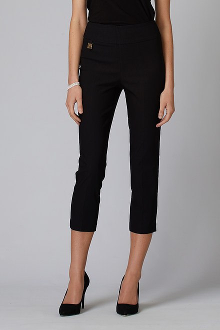 Ankle-Length Pants Style 201536. Black. 2