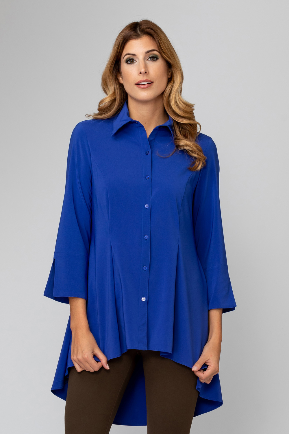 Joseph Ribkoff blouse style 193418. Blue