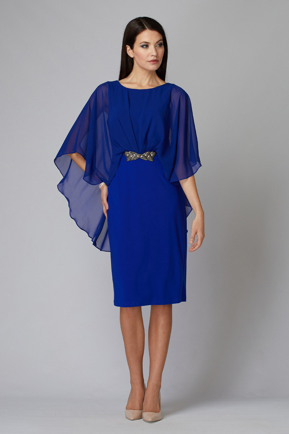 Joseph Ribkoff Dress Style 194208 . Royal Sapphire 163