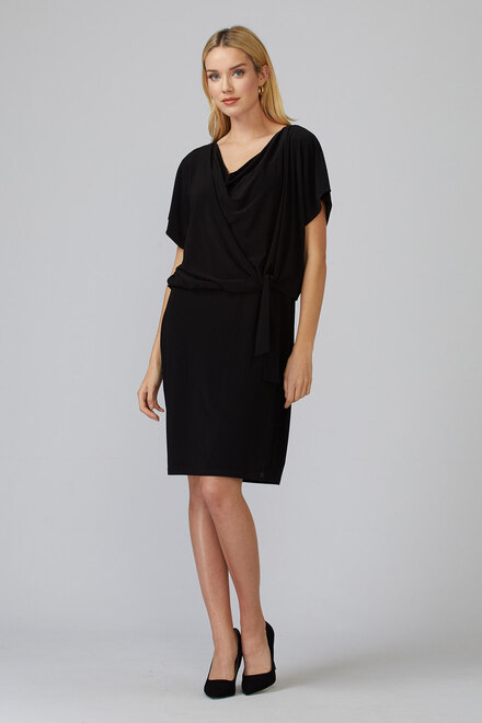 Joseph Ribkoff Dress Style 201147. Black