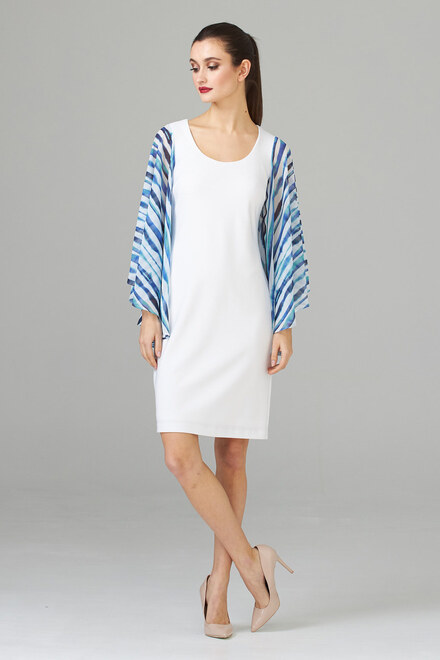 Joseph Ribkoff Dress Style 202074. White/multi