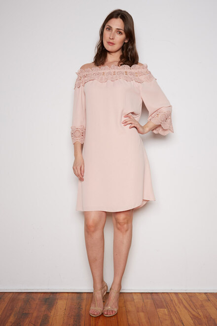 Joseph Ribkoff Dress Style 202091. Rose