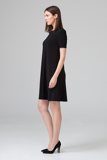 T-Shirt Dress Style 202130. Black. 2