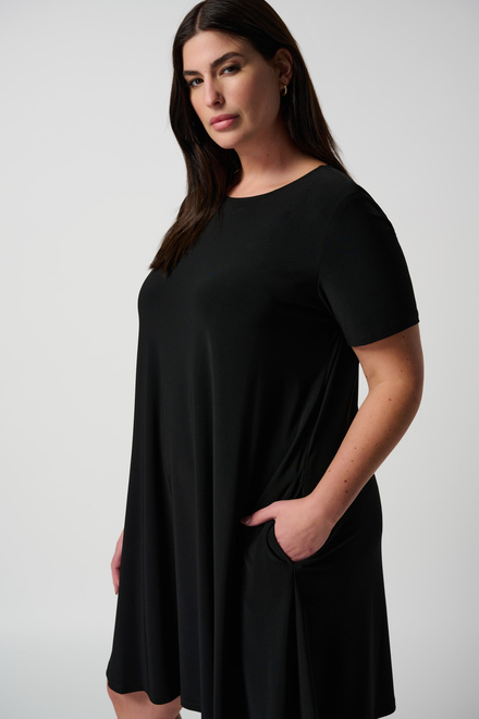 T-Shirt Dress Style 202130. Black. 6