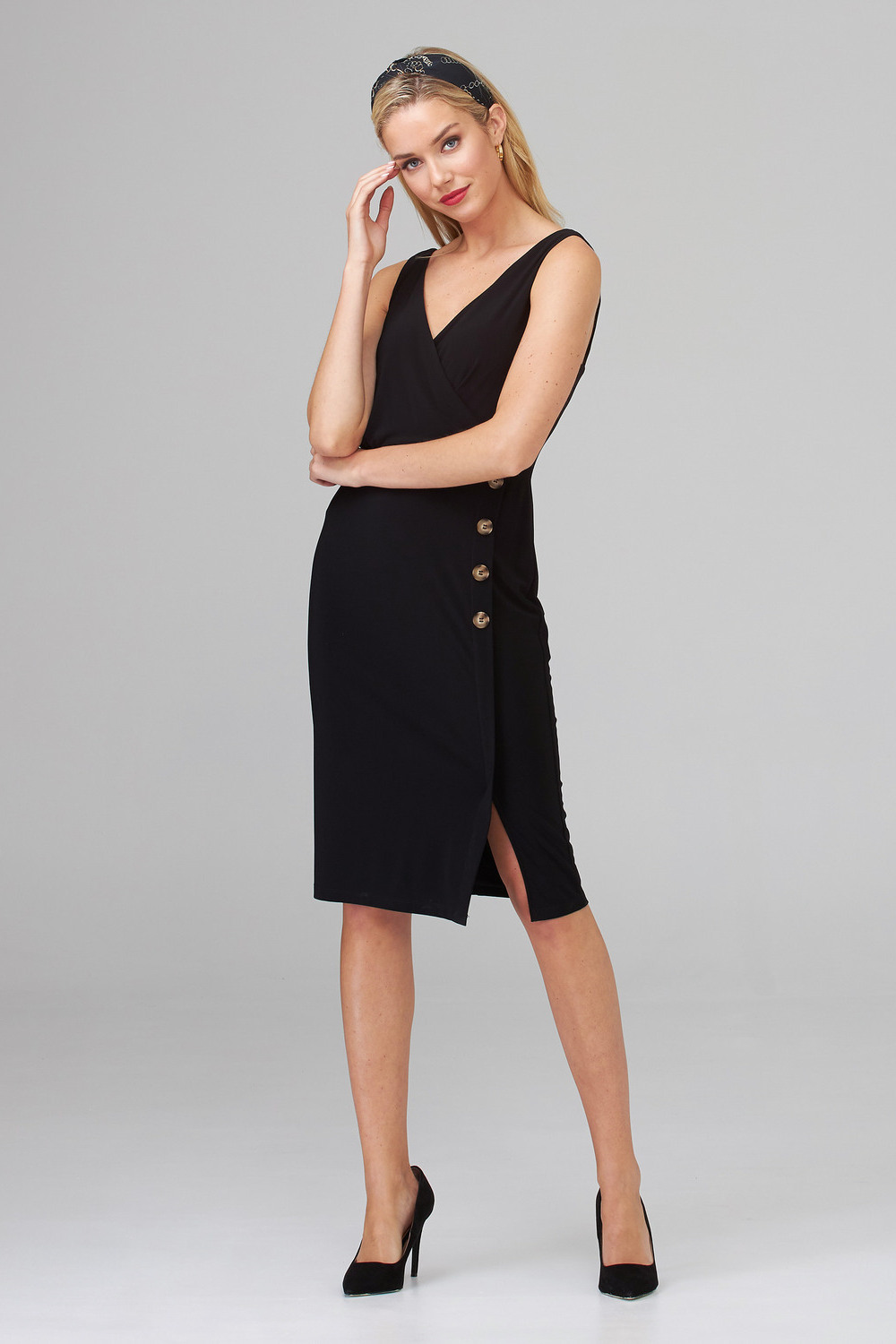 Joseph Ribkoff Dress Style 202222. Black