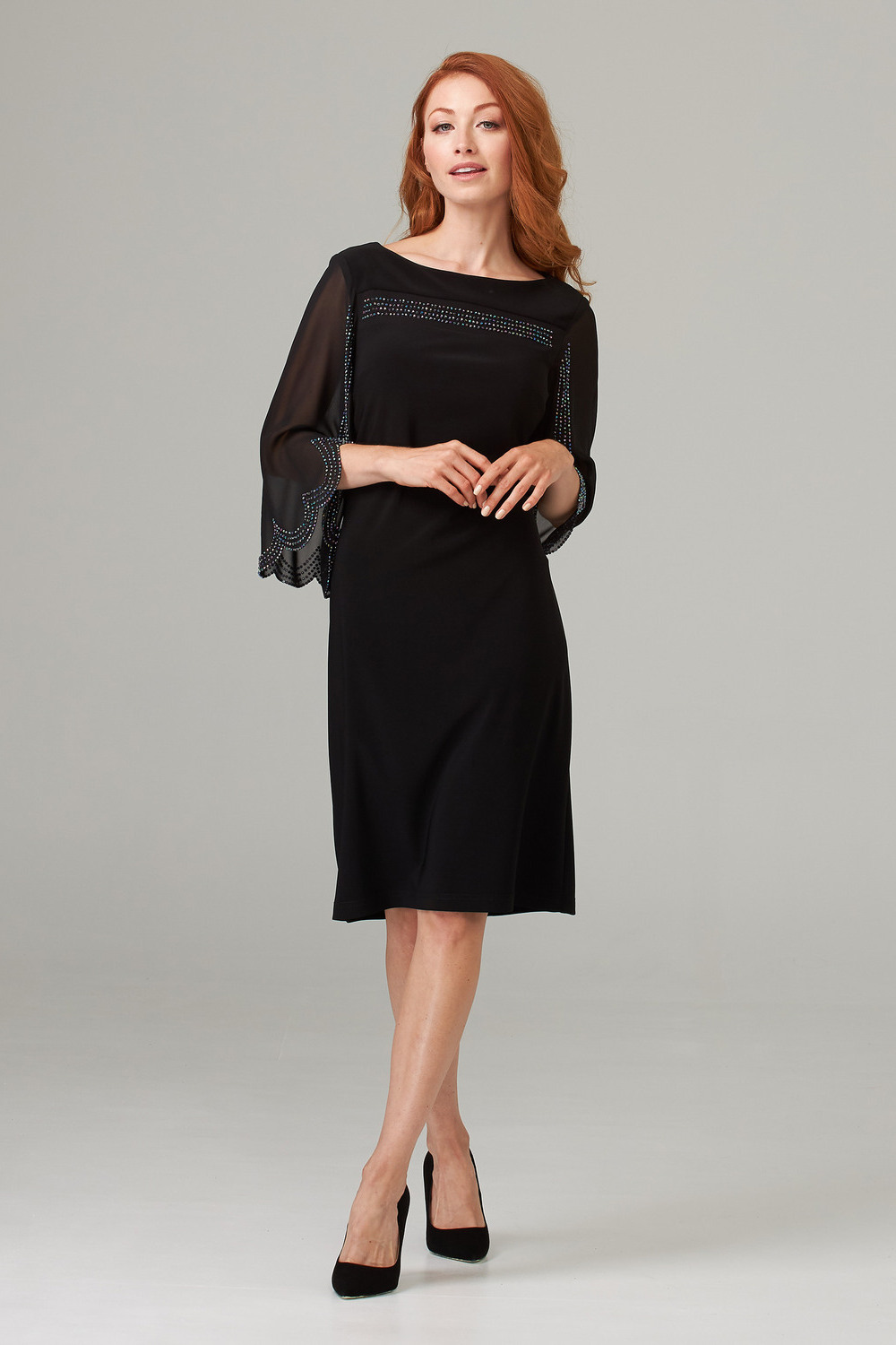 Joseph Ribkoff Dress Style 202266. Black