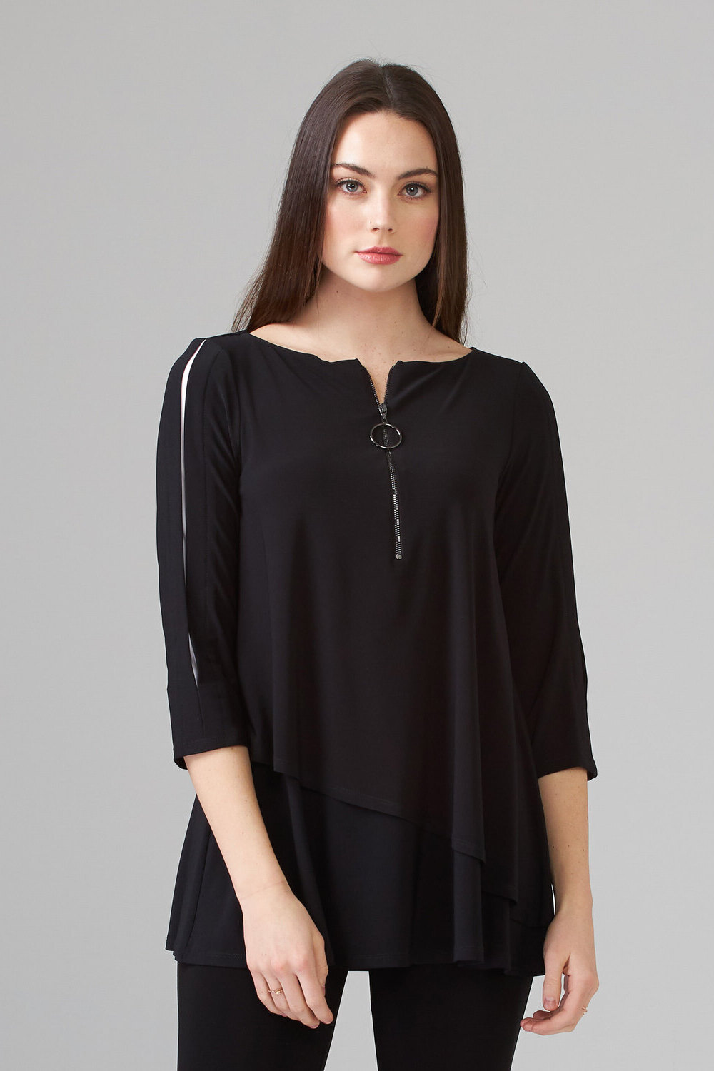 Joseph Ribkoff  blouse style 202316. Vanille/noir