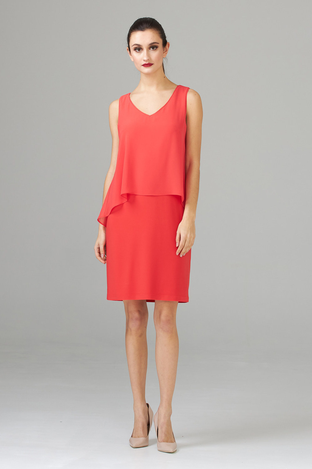 Joseph Ribkoff Dress Style 202398. Papaya