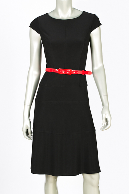 Joseph Ribkoff dress style 40016. Black