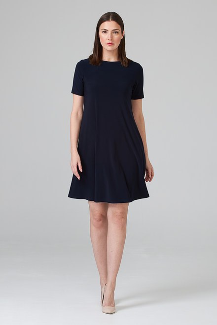 Classic A-line Dress Style 202130. Midnight Blue 40. 7
