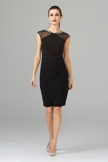Joseph Ribkoff Dress Style 201004. Black