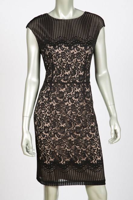 Joseph Ribkoff dress style 32456. Black. 2