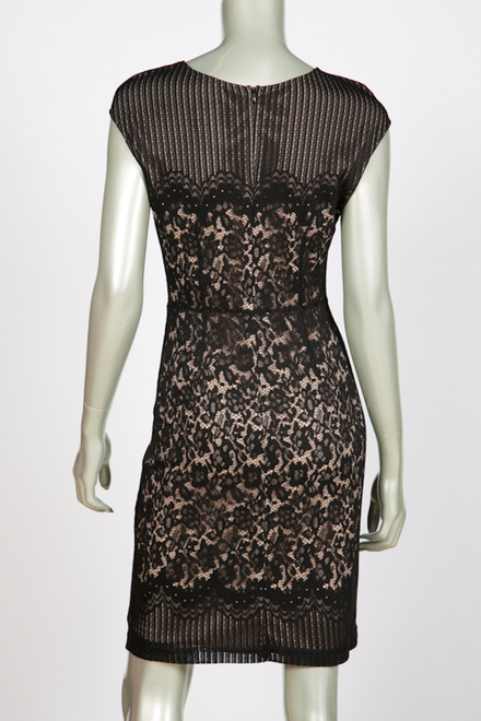 Joseph Ribkoff dress style 32456. Black. 3