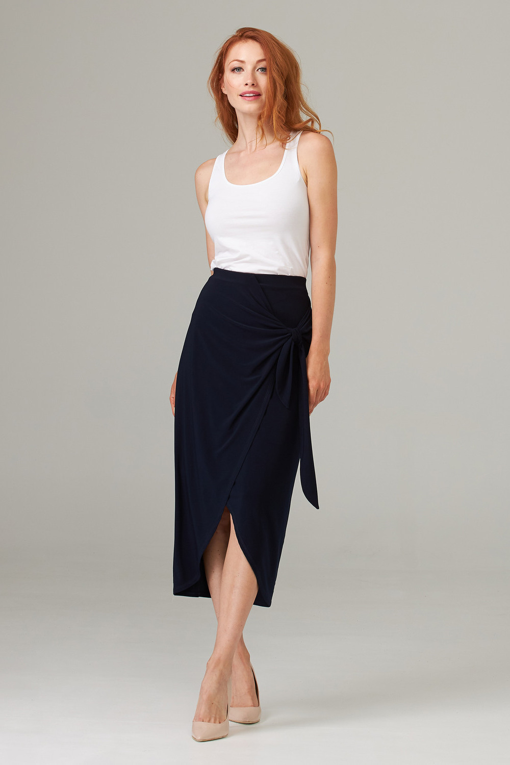 Joseph Ribkoff Skirt Style 203176. Midnight Blue